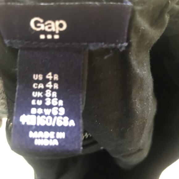 Gap Embroidered Geometric Print White Black Skirt Womens Size 4R - Picture 5 of 5